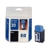 IdealOffice, HP 20 Black Inkjet Print Cartridge (28ml)/C6614DE/455  (5% )/52   