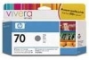 IdealOffice, HP 70 130 ml Grey Ink Cartridge with Vivera Ink, HP Designjet Z3100 /C9450A/115   