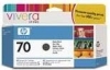 IdealOffice, HP 70 130 ml Matte Black Ink Cartridge with Vivera Ink, HP Designjet Z2100, Z3100/C9448A/115    