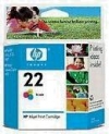 IdealOffice, HP 22 Inkjet Print Cartridge, tri-colour/C9352AE/138 .  5% /28   