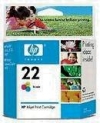 IdealOffice, HP 22 Inkjet Print Cartridge, tri-colour/C9352AE/138 .  5% /28   