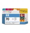 IdealOffice, HP 70 130 ml Light Grey Ink Cartridge with Vivera Ink, HP Designjet Z2100, Z3100/C9451A /115   