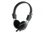 IdealOffice,  Binaural Headphones CANYON CNR-HS8 20Hz-20kHz, Built-in Microphone, 2.4m, Cable, Ret, Black/12,36 .  