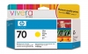 IdealOffice, HP 70 130 ml Yellow Ink Cartridge with Vivera Ink, HP Designjet Z2100, Z3100 /C9454A/115   