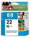 IdealOffice, HP 22 Inkjet Print Cartridge, tri-colour/C9352AE/138 стр. при 5% запълване/28 лв с ДДС