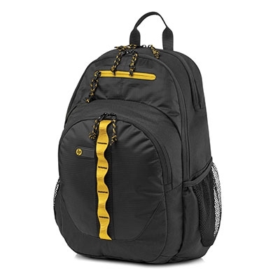 Раница, HP 15.6" Sport Backpack (Black/Yellow) - F3W17AA- 38 лв. с ДДС