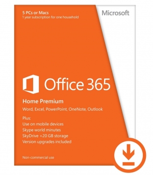 Microsoft Office 365 Home Premium 32/64 Bulgarian / 180,64 лв. с ДДС