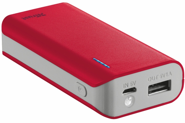 TRUST Primo Power Bank 4400 Portable Charger - 17,99 лв. с ДДС